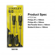 Stanley Cushion Grip 2 Screwdriver Set 65199